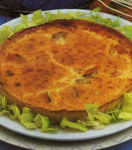 Receta de quiche marinera