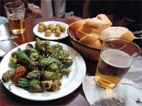 Tapas vegetarianas