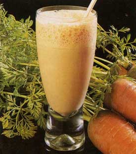 Receta de batido de zanahoria